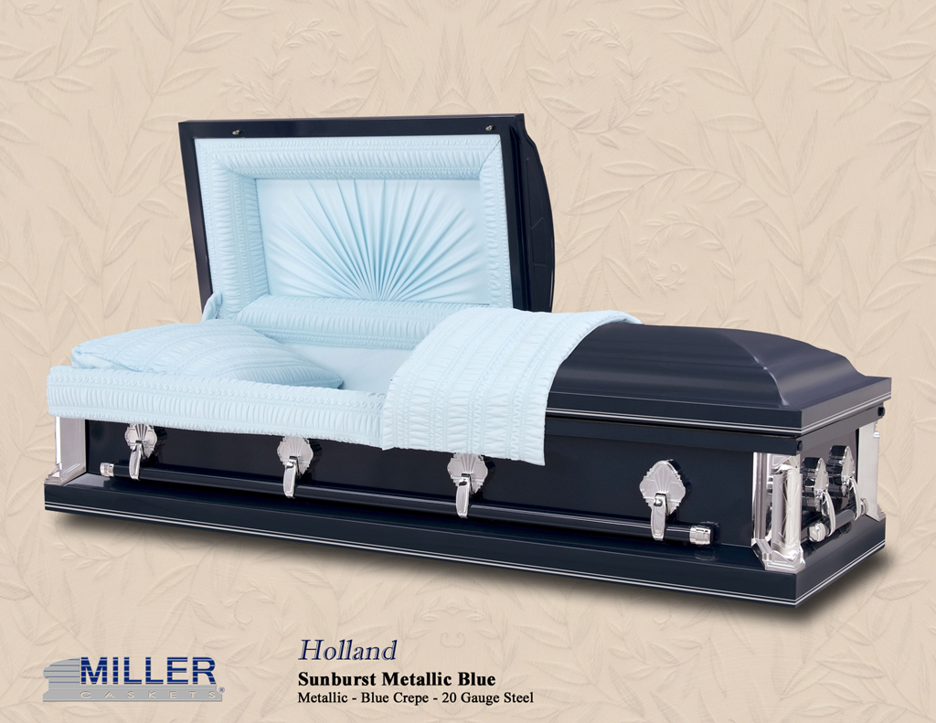 Holland Metallic Blue